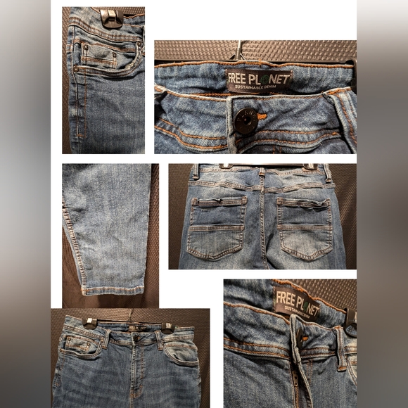 Free Planet Sustainable Denim Jeans - Picture 3 of 5
